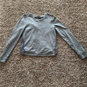 Armani Exchange Kids Gray Long Sleeve Tee